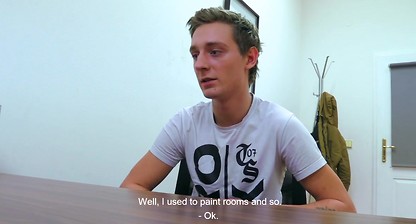 DIRTY SCOUT 174 - Scouting Agent Offers Stud Good Money To Lose His Ass Virginity