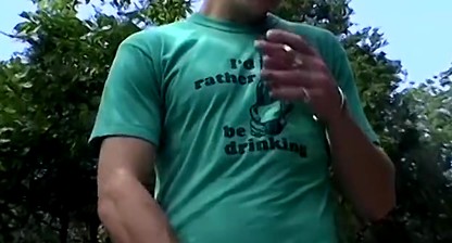 chain smoker Jeremiah Johnson and his buddies jerk off