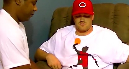 Mature black man takes big raw dick from amateur stud