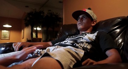 Sucking young Andean dude's cock