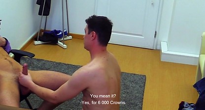 DIRTY SCOUT 180 - Muscular Dude Is Desperate For A Job So Lets Agent Fuck Him