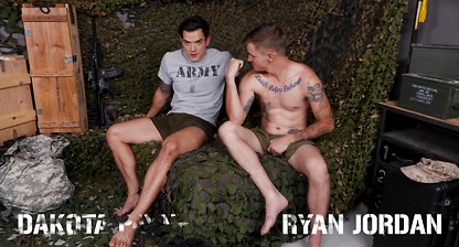 ActiveDuty - SGT Takes Muscle Hunk Newbies Gorgeous Cock