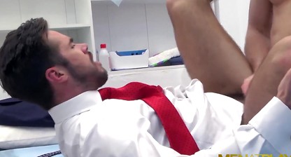 MENATPLAY Hunky Kayden Gray Anal Fucks Doctor Mike De Marko