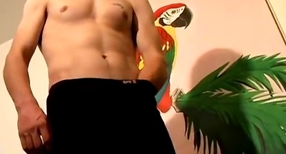 Cute underwear lover Alexx jerks off and cums in his undies