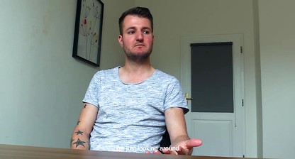 DIRTY SCOUT 188 - Tattooed Hunk Takes It Raw Up The Ass During His Interview