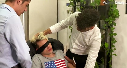 sex in the office porn movie - behind the scenes bareback spits spanish a pelo gay office
