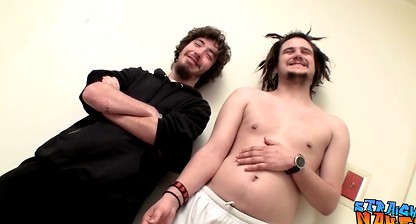 Straight thugs Samuel Phatom and Drift masturbate and jizz