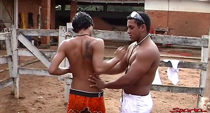 Twink Cowboy Gets ​Ass Pounded By Veterinarian At His Farm!