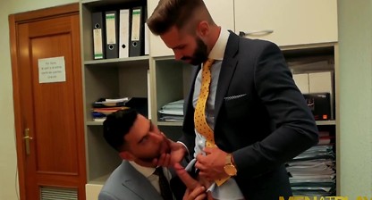 MENATPLAY Colleagues Dani Robles And Mick Stallone Anal Fuck