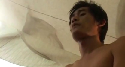 Asian twink face jizzed after anal and cocksucking duo