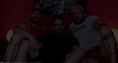 MenOver30 - Riley Mitchel And Jake Morgan In A Hot Gay Threesome - Justin Eros , Jake Morgan , Riley
