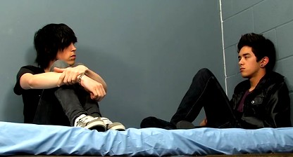 Tall and skinny Tyler Bolt hard anal fucks gay Jason