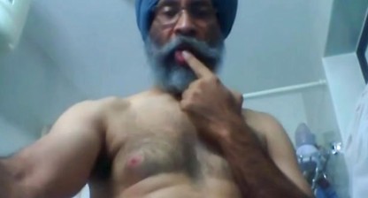 Indian Daddy Jerks Off & Cums