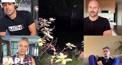 Papi - Diego Sans & Luis Rubi Watch Themselves Fuck & Review Their Scenes With The Crew Members