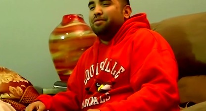 Chubby American amateur Matt cums in Joes mouth after BJ
