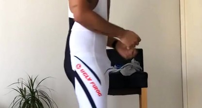 brazilian student from berlin in boots at the german gayheim casting audition