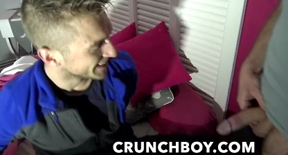 New CRUNCHBOY realase, ROMANTIk fucked bareback and creampied by DADDY dominant