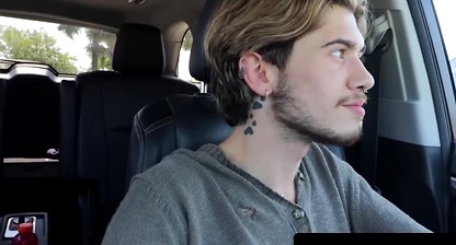 Muscular stepdad Michael Roman feeds stepson Ryan Kneeds his massive cock deepthroat