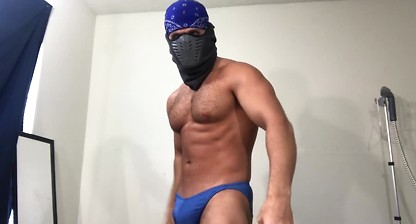 Post Gym Pump Bathroom Flex jerk & Cum