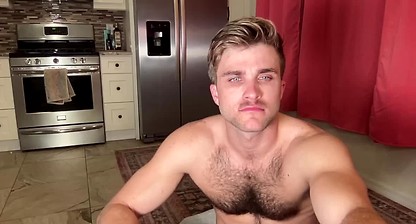 Naked Exercise And Jerk-Off