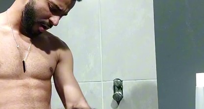 the guy was looking at me during training&comma; I took him to the bathroom and put him to breastfee