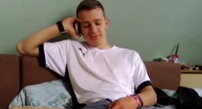 Verbal sex on cell phone while showing off and jerk off